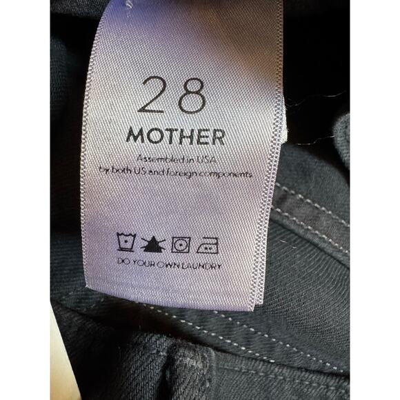 Mother The Dropout Cropped Boyfriend Jeans - Size 28 (New) - Picture 5 of 7